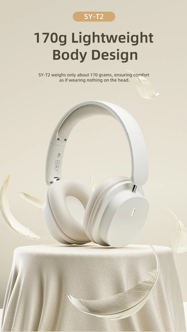 VAORLO Bluetooth 5.3 Headphones – Wireless/Wired with Mic