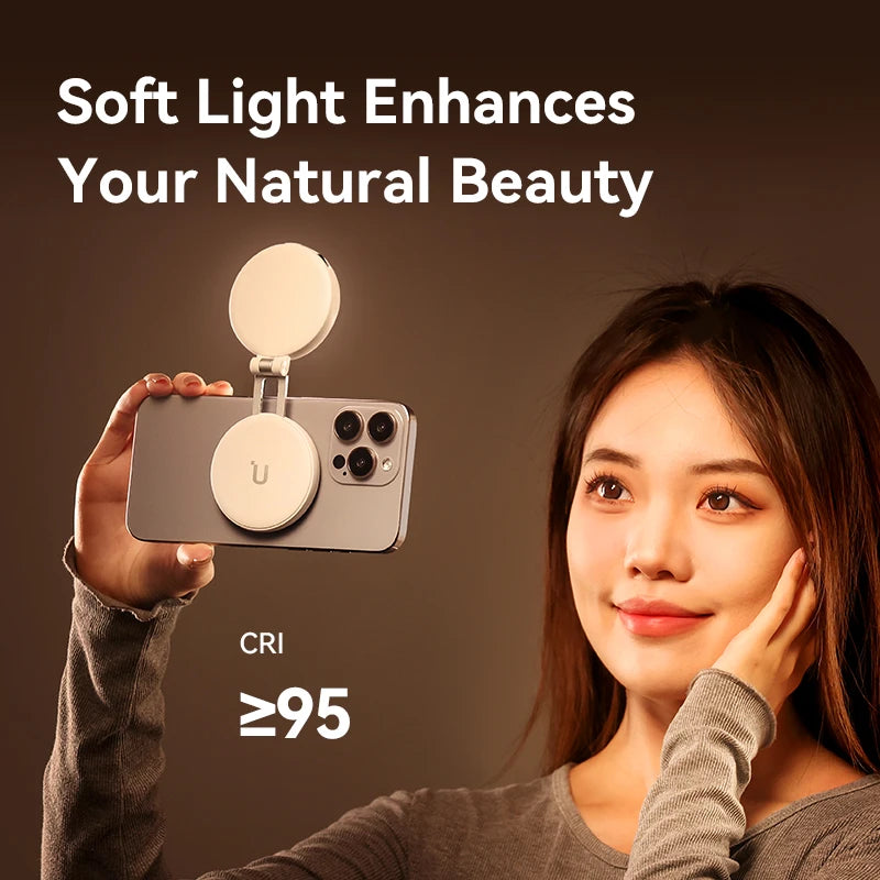 Ulanzi LM19 MagSafe Flip Fill Light – Bi-Color Vlogging Light