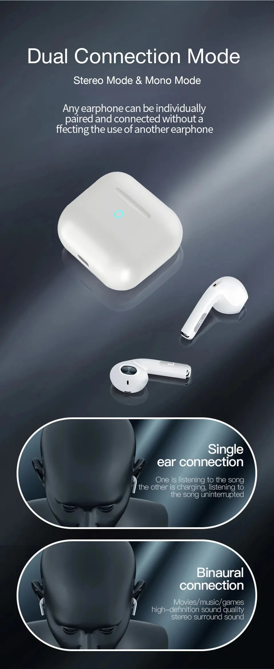 Erilles True Wireless Earphones | ANC Bluetooth In-Ear