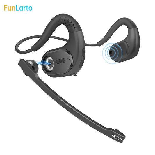 Funlarto Bluetooth Open-Ear Headphones – 10H, Mic, Waterproof – audio-accessory