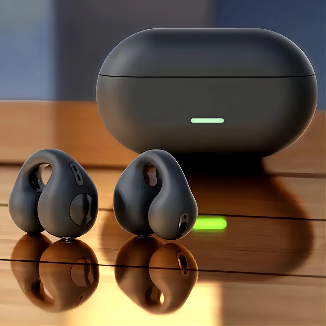 BUNKIMX A02 Wireless Ear Hook Earbuds — Bluetooth 5.1, Sport Fit