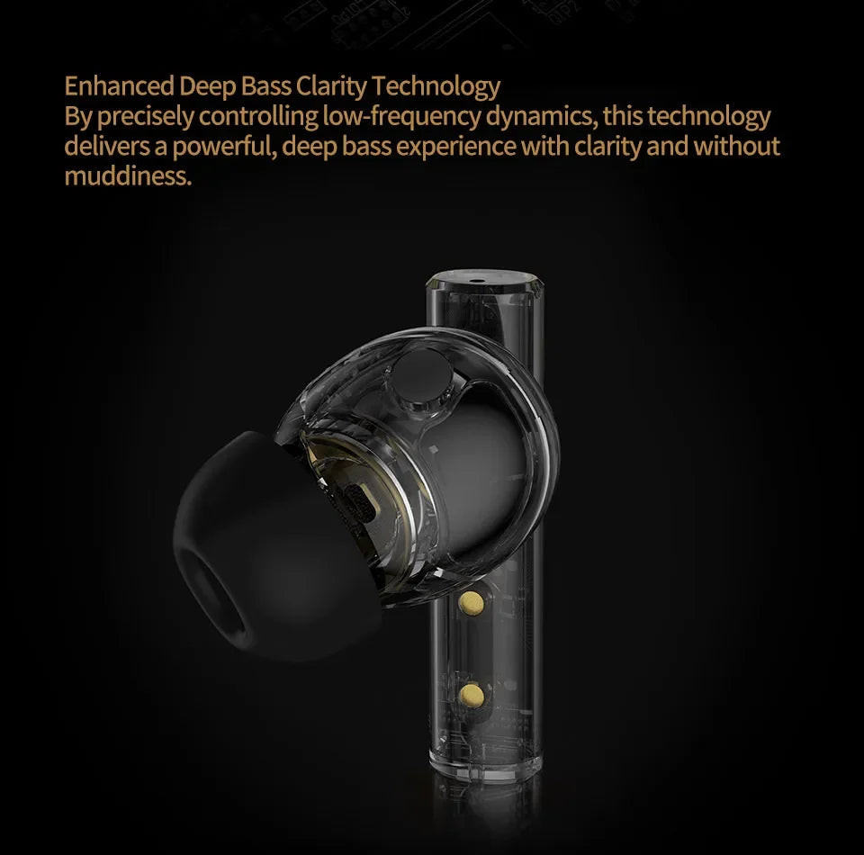 KZ Carol TWS Earphones – Hybrid ANC, 42H Battery, Low Latency