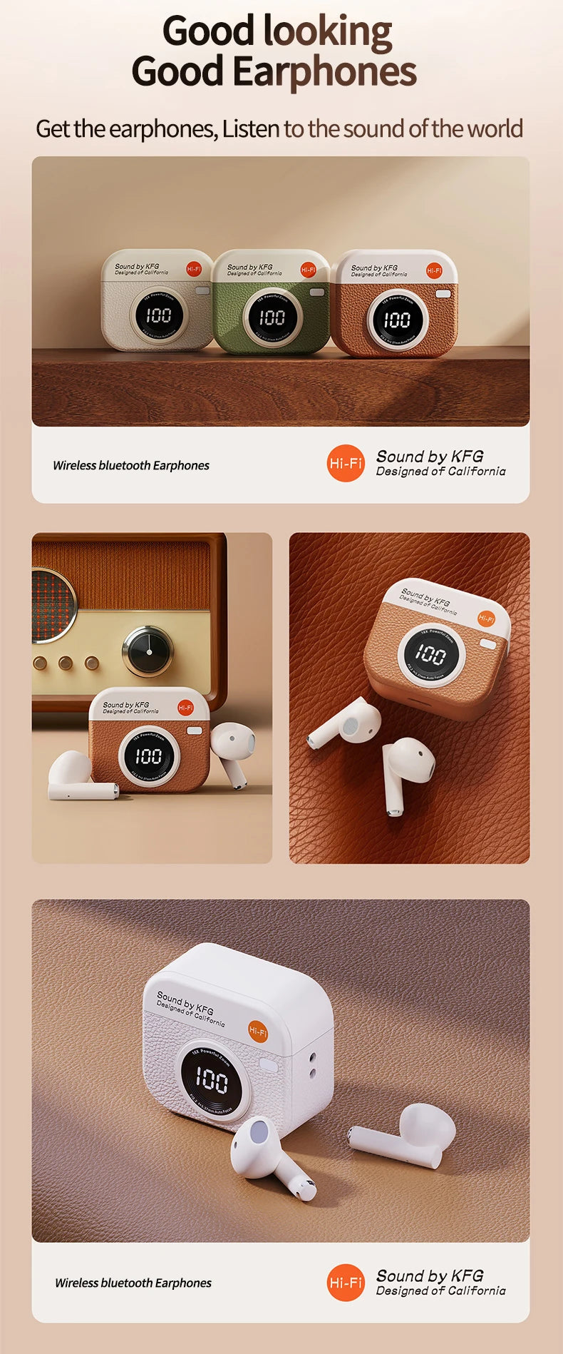 🎧 Game Wireless Earbuds with Noise Cancelling – Long Battery Life