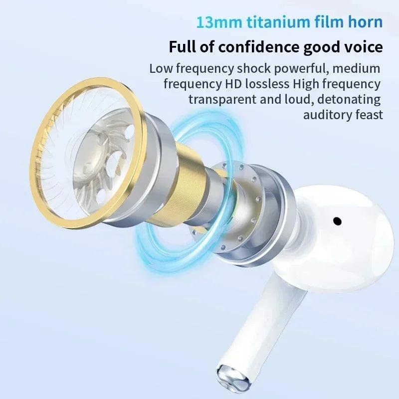 Ear Hook Bluetooth Headphones with Mic & ANC | HiFi Sound