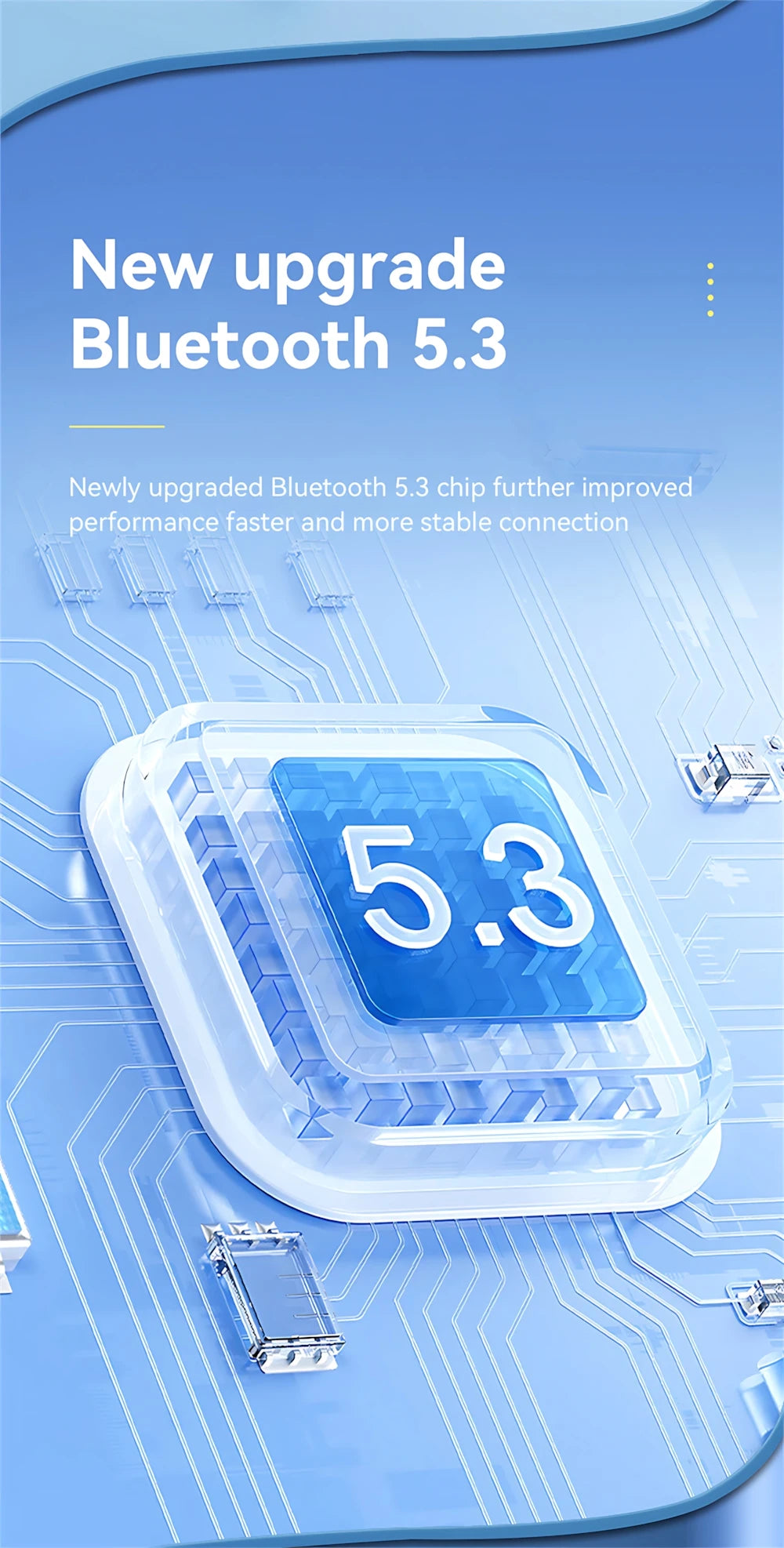 S510 Bluetooth 5.3 Earbuds – ANC, 32H Battery, Touch Control