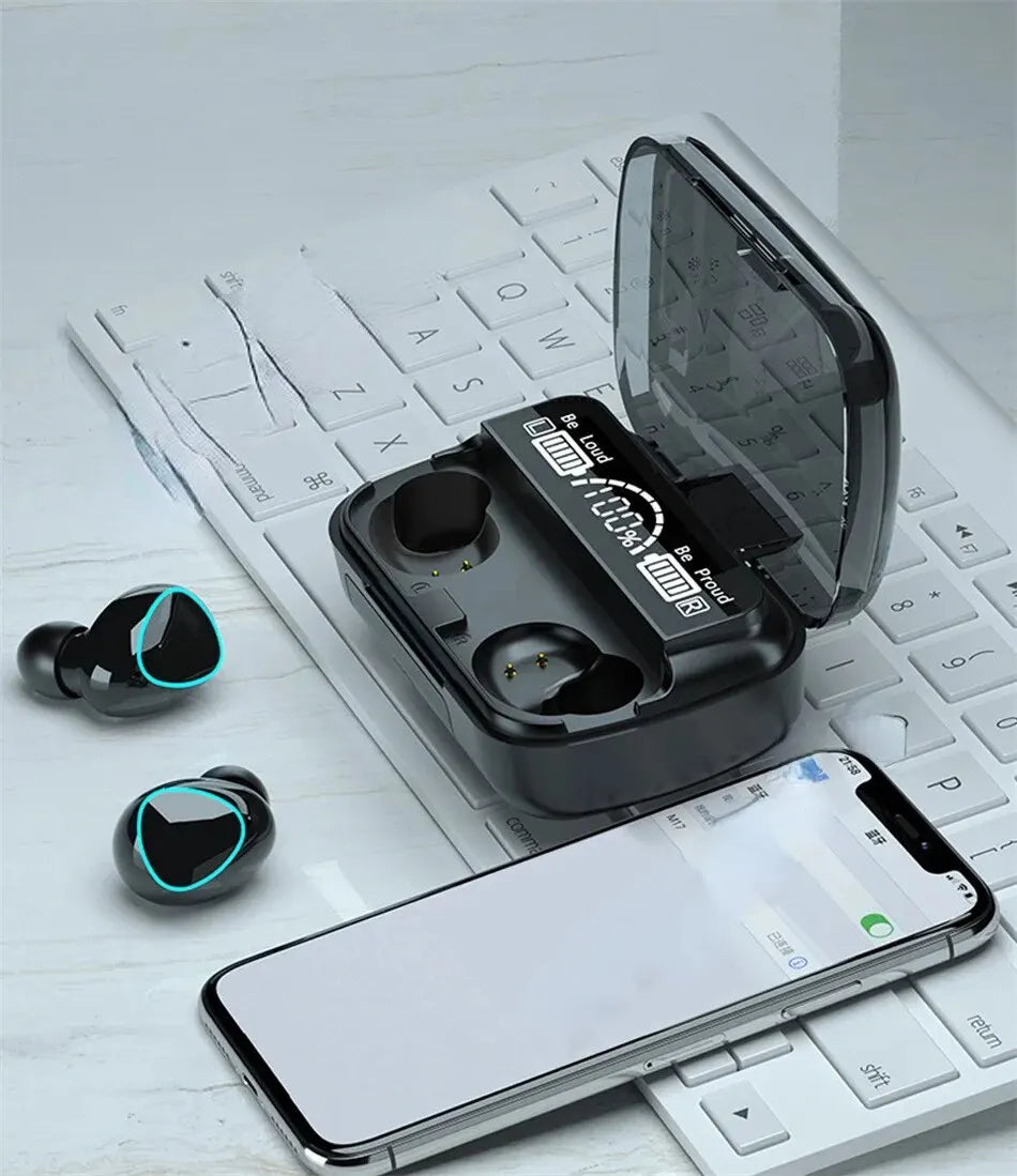 TWS Bluetooth In-Ear Earphones – Hi-Fi 3D Sound, Low Latency, Long Battery Life