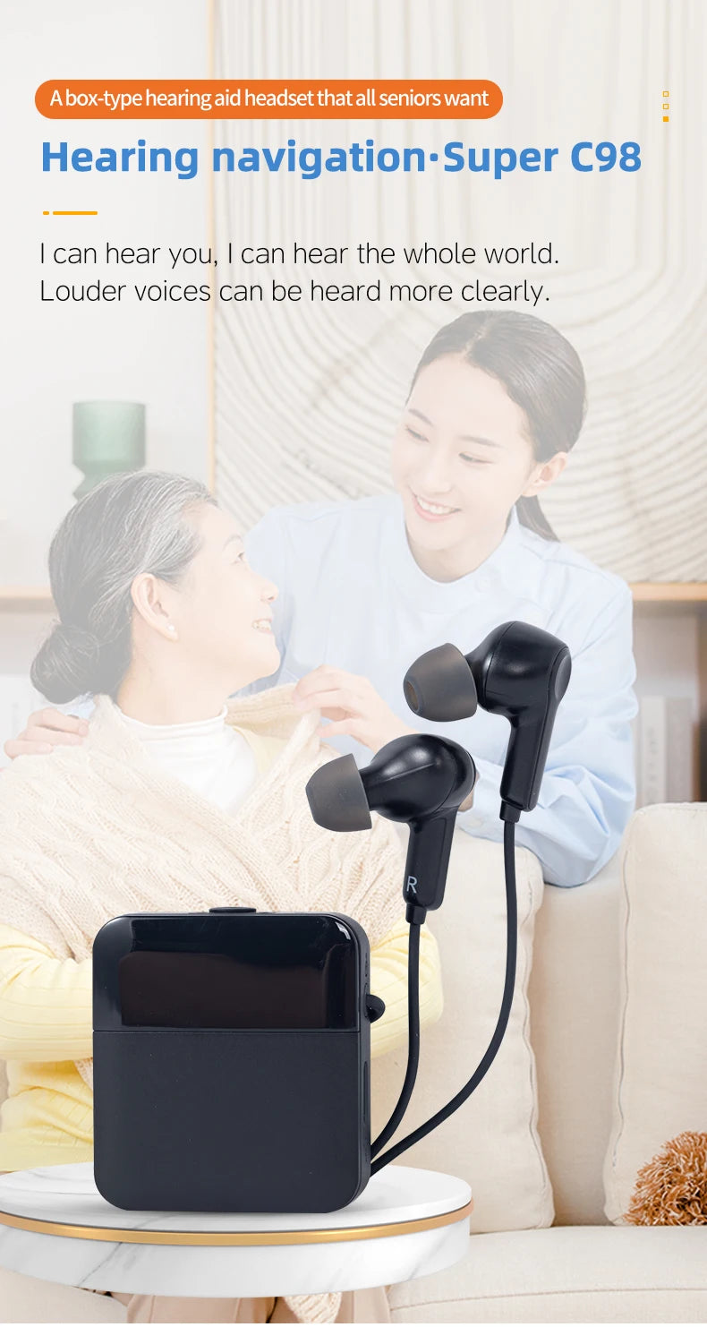 Situ Wireless Hearing Aid Earphones – Rechargeable & Bluetooth