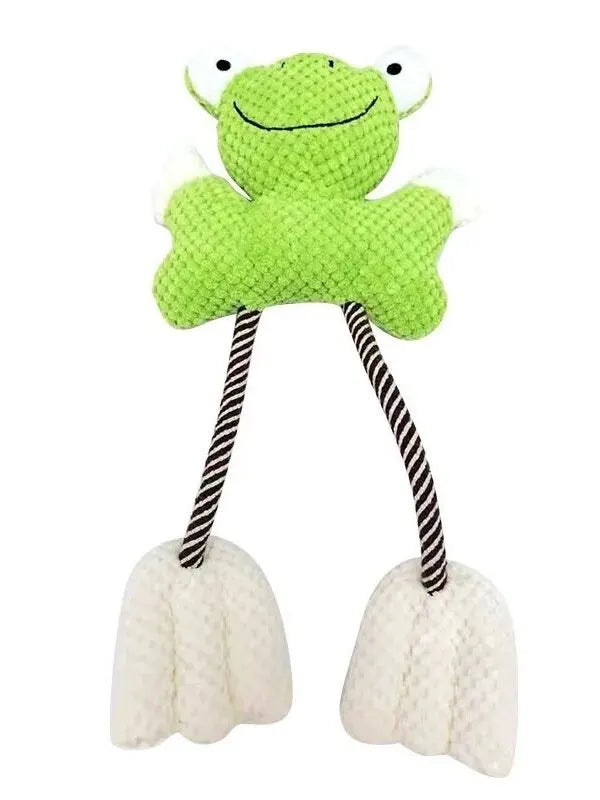Plush Squeaky Dog Toy – Bite-Resistant Chew & Teething Toy