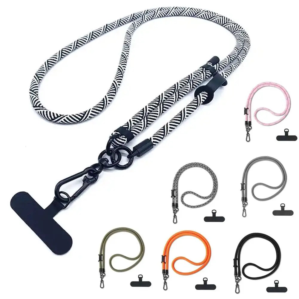 Anti-Lost Phone Lanyard with Spacer – Adjustable Crossbody Strap