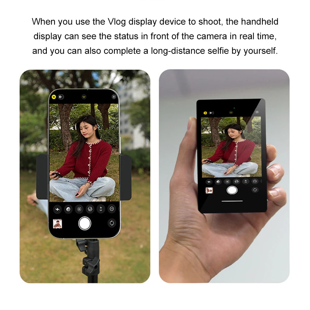 Wireless Magnetic Monitor & Lavalier Mic Kit for Vlogging & Streaming