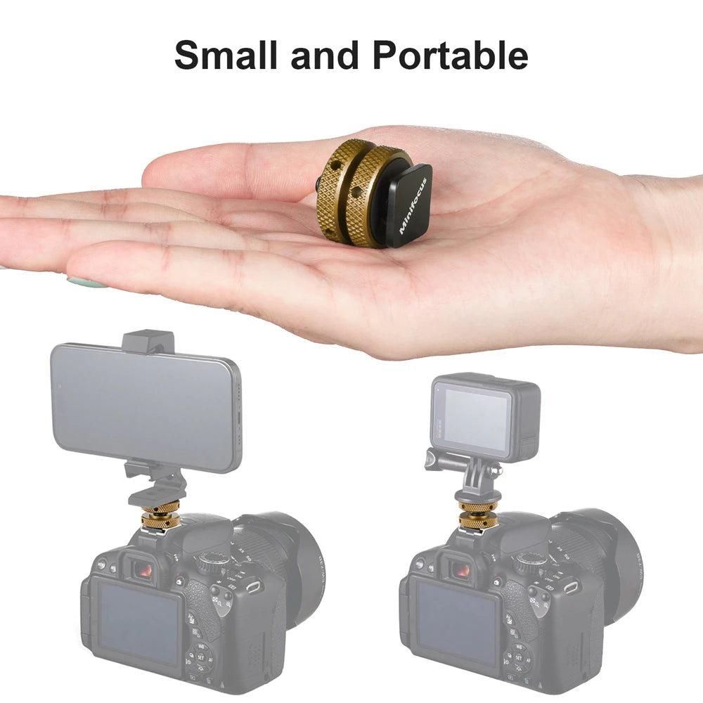 MINIFOCUS Hot Shoe to 1/4" Adapter – DSLR & Camera Rig Mount
