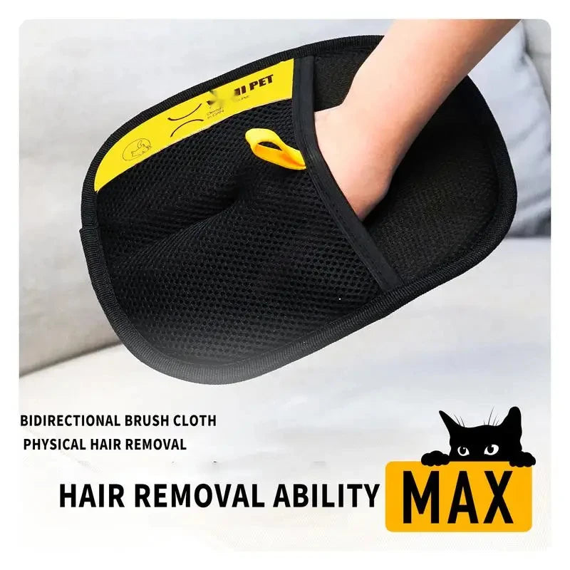 Pet Hair Remover Gloves – Electrostatic Cleaning for Dogs & Cats