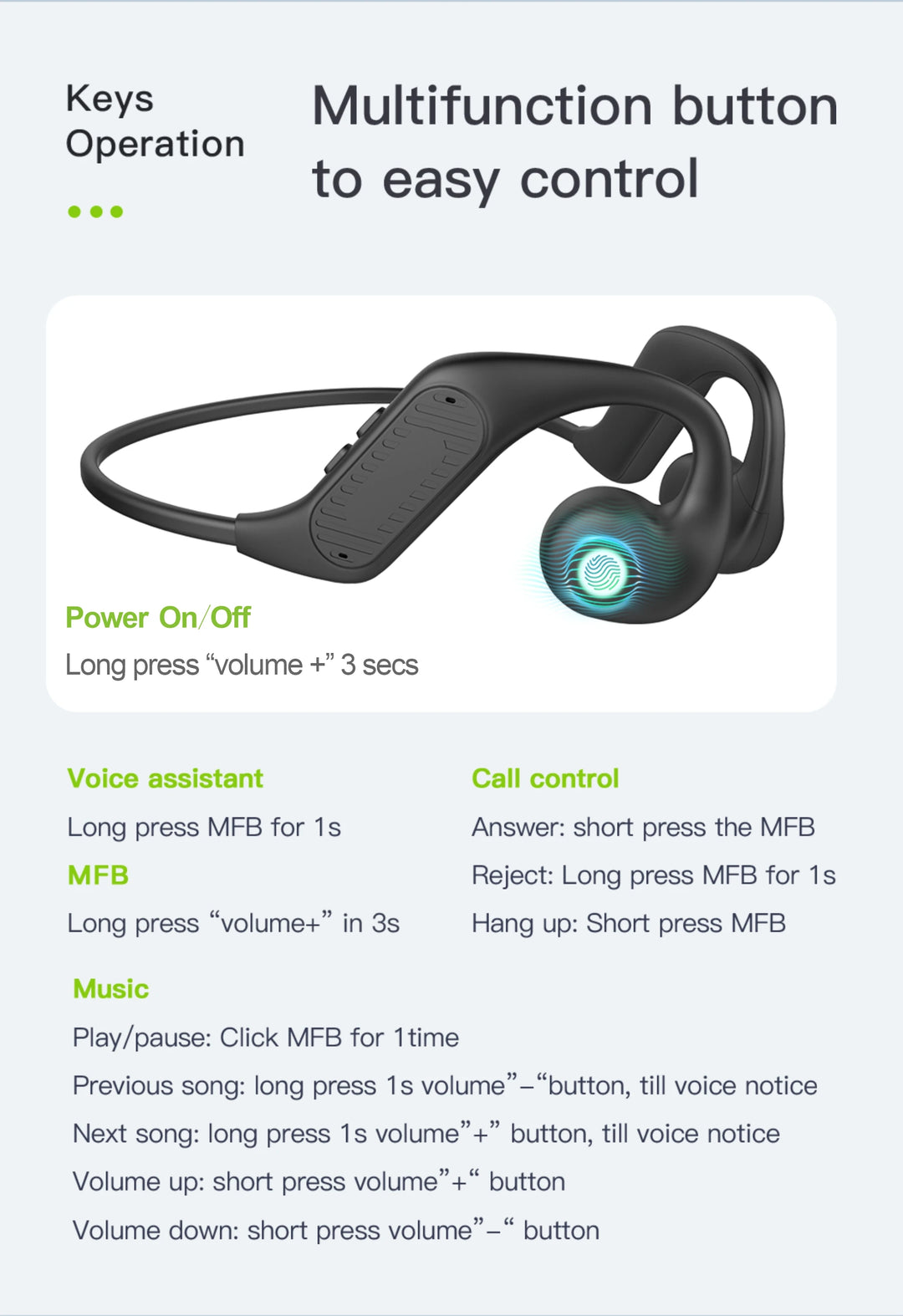 LINAMIX Bluetooth 5.3 In-Ear Headphones | ANC & Waterproof