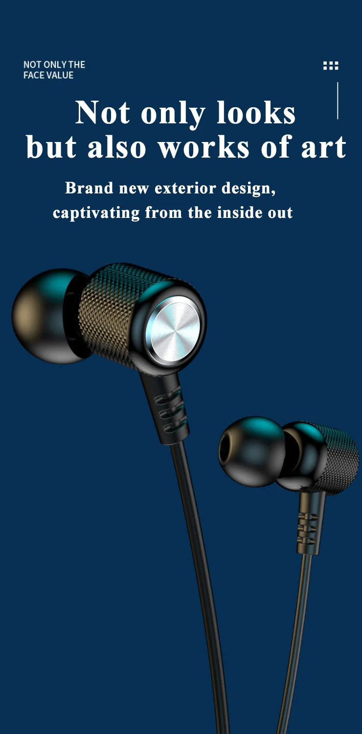 Bluetooth Wireless In-Ear Headphones with Mic | XYJS