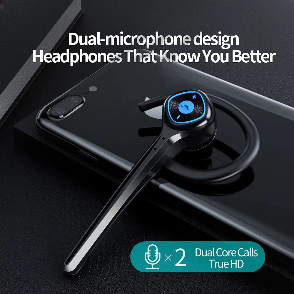 SUOMEIJA SM908 Bluetooth 5.3 Headset – Open-Ear, HiFi Bass, Noise Cancelling