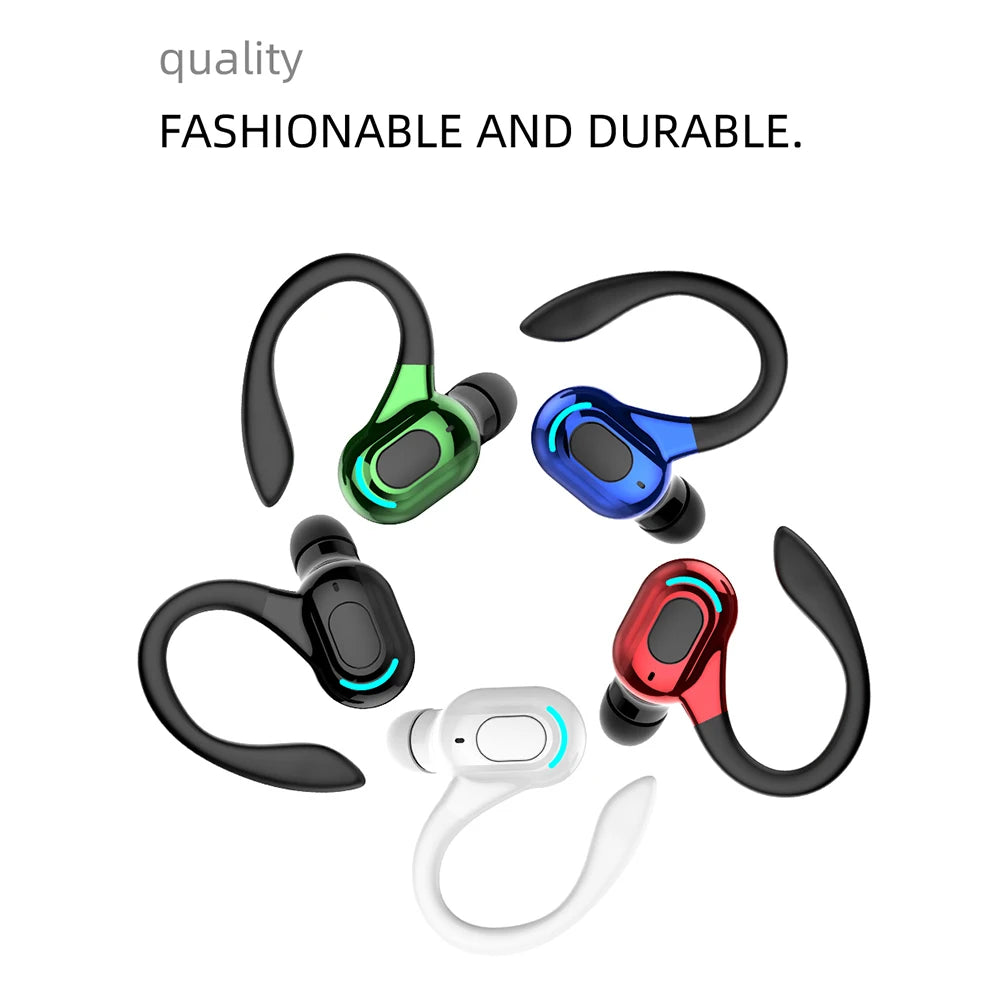 Virwir Bluetooth 5.2 Ear Hook Earbuds – ANC, HiFi Stereo, 60H