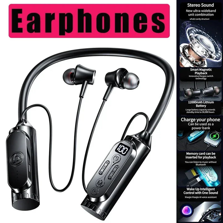 Luxuglow Bluetooth 6.0 Neckband – ANC, 12000mAh, IPX7 – audio-accessory