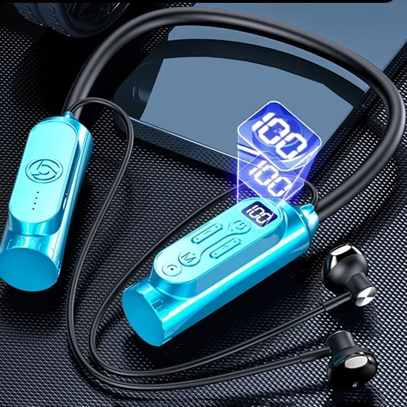 Luxuglow Bluetooth 6.0 Neckband – ANC, 12000mAh, IPX7