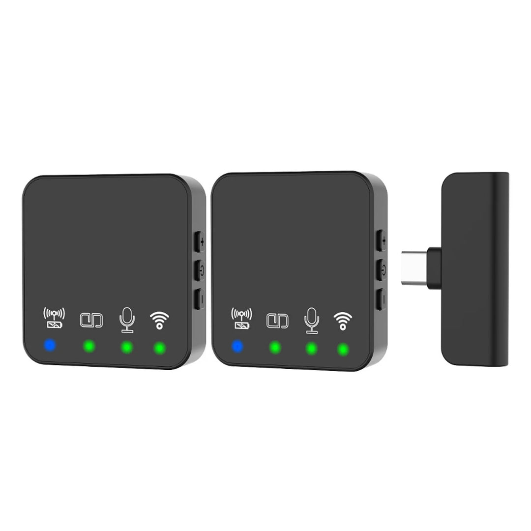Wireless Magnetic Monitor & Lavalier Mic Kit for Vlogging & Streaming