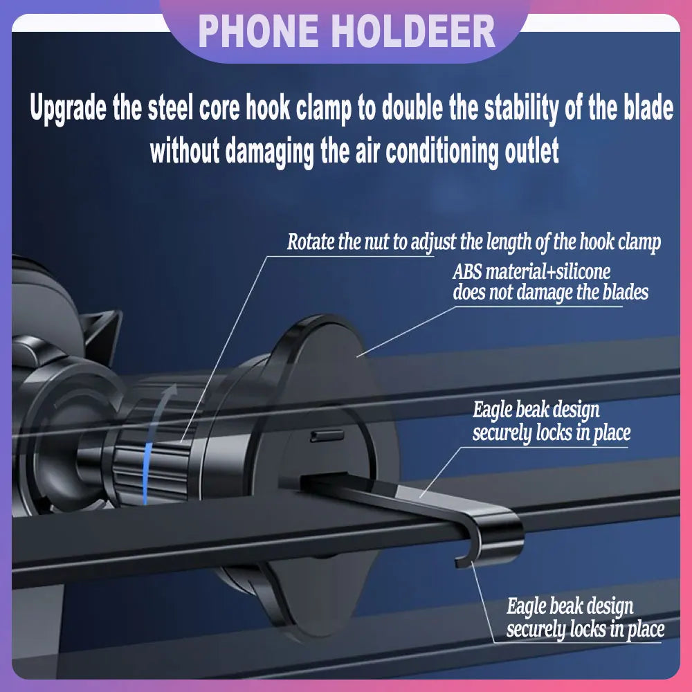 Gravity Car Phone Holder Air Vent Mount | 360° Rotatable