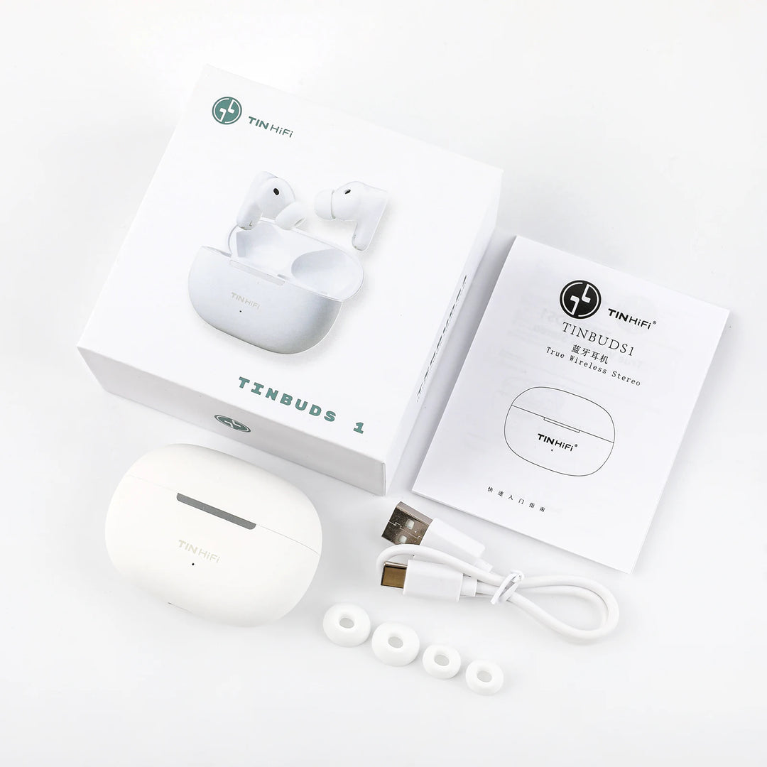 TIN HIFI BUDS1 Hi-Fi TWS Earphones – Bluetooth 5.3, ANC, 40H Playtime