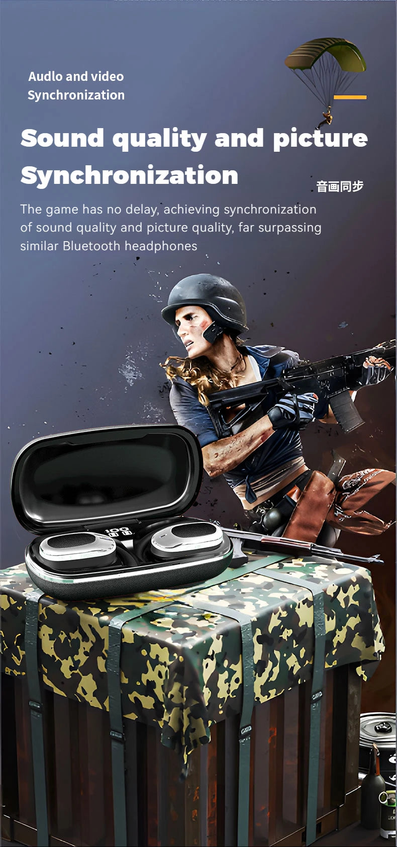 Air Basics Y7 Ear Hook Bluetooth Headset – HD Stereo & Sweatproof