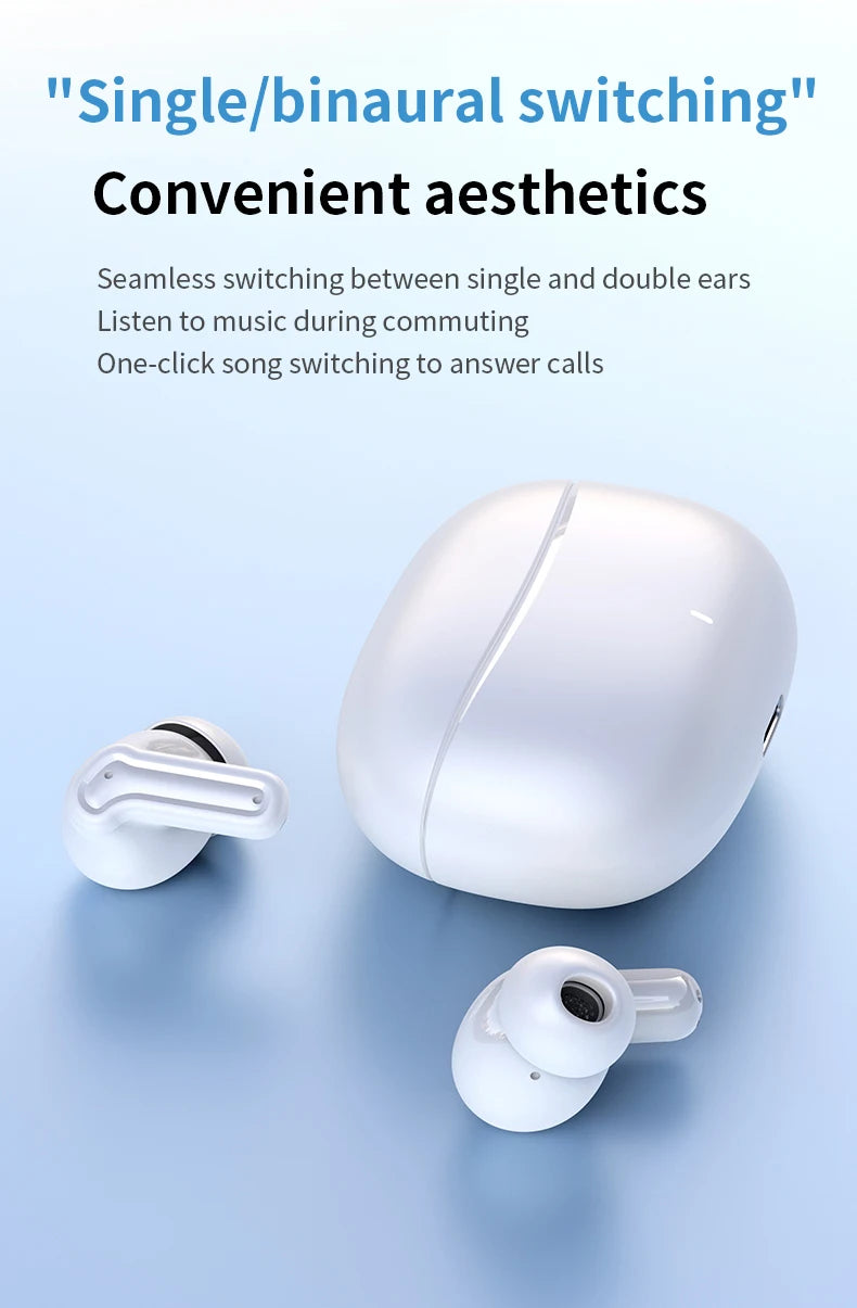 DAIDAN Bluetooth 5.3 TWS Earphones | Waterproof In-Ear with Mic