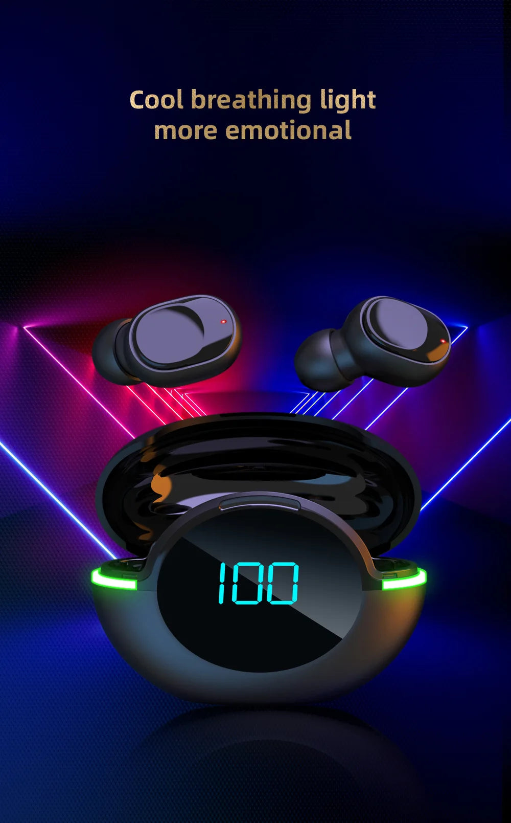 Y80 Bluetooth 5.2 ANC Earphones – True Wireless with Mic – audio-accessory