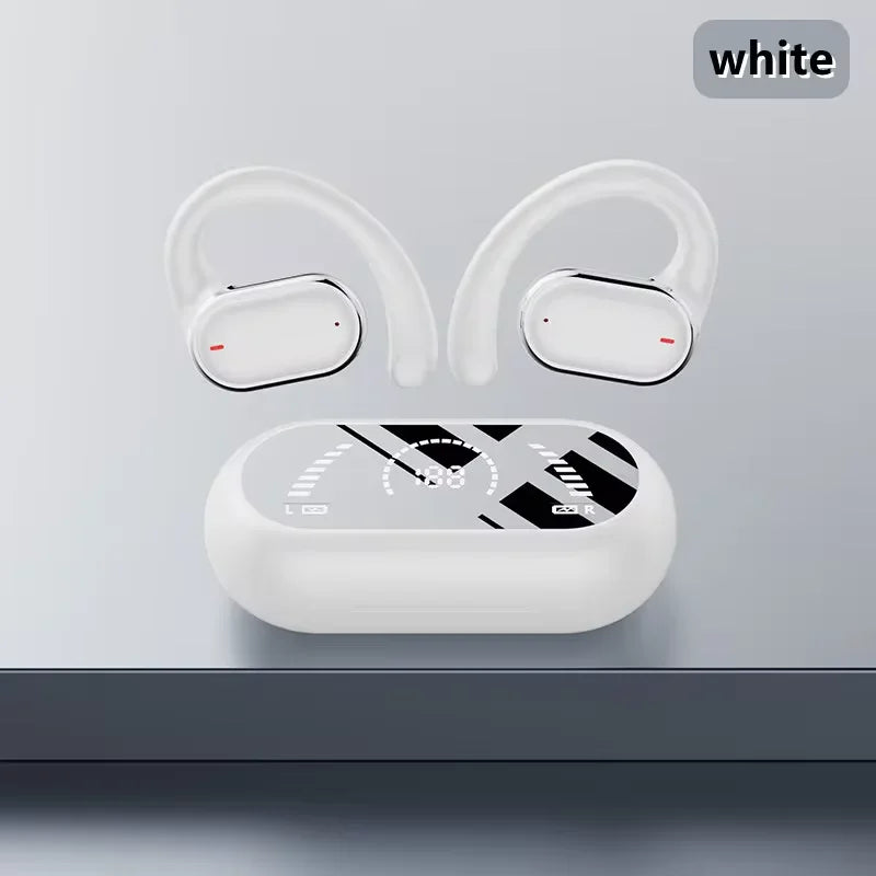 VYOPBC X91 Bluetooth 5.3 Ear Hook Earphones – Noise Cancelling & Mic