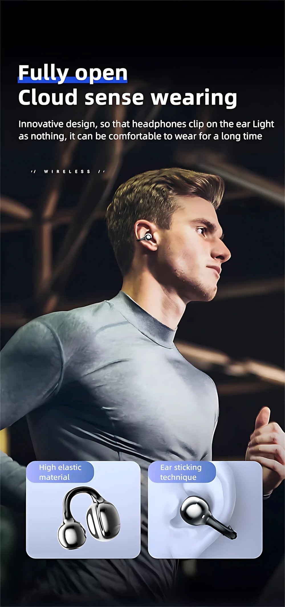 2025 Wireless Air Bone Conduction Earphones – HIFI, Waterproof – audio-accessory