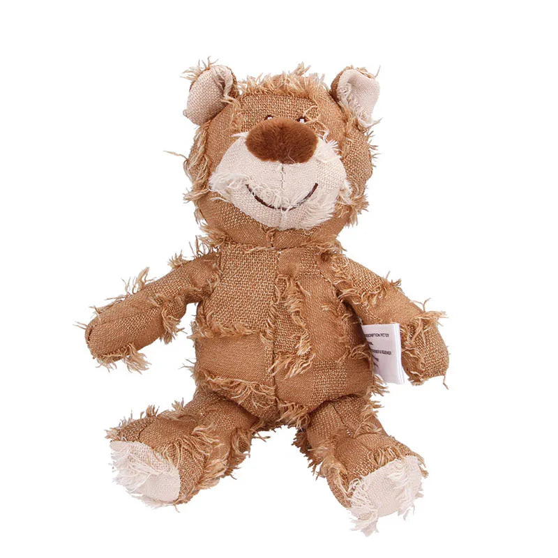 Squeaky Plush Teddy Dog Toy – Soft & Durable Chew Toy