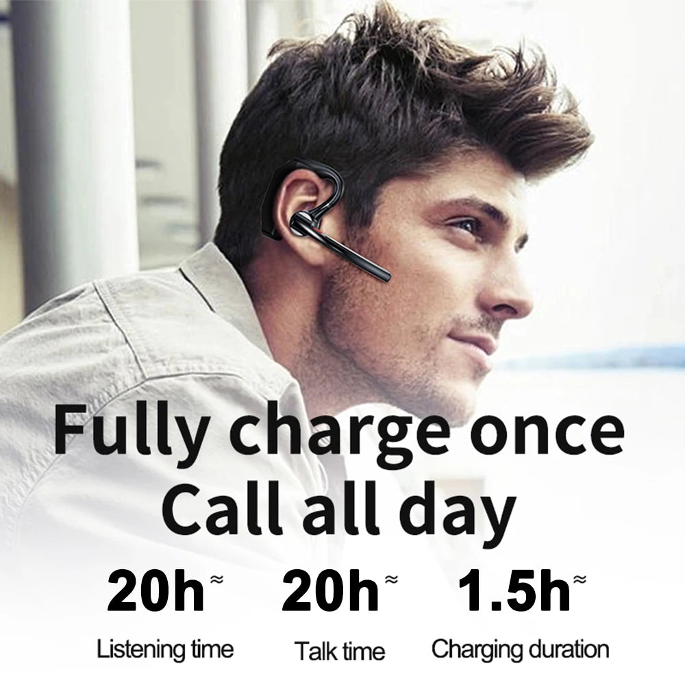 CUGUU V23 Bluetooth Headset – ENC Noise Reduction, 20H Talk – audio-accessory