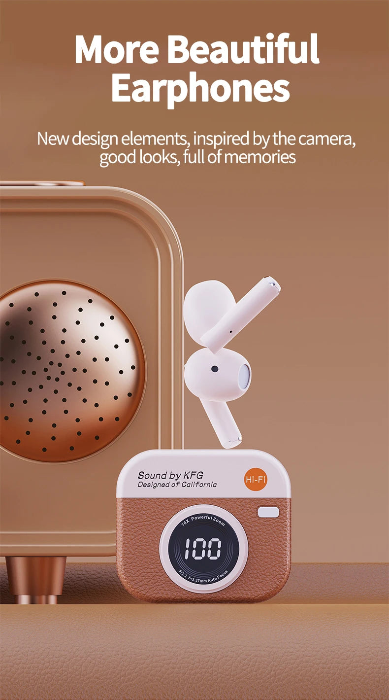 🎧 Game Wireless Earbuds with Noise Cancelling – Long Battery Life
