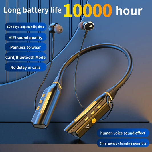 Luxuglow 10000mAh Bluetooth Earphones – Noise Cancelling & Power Bank – audio-accessory