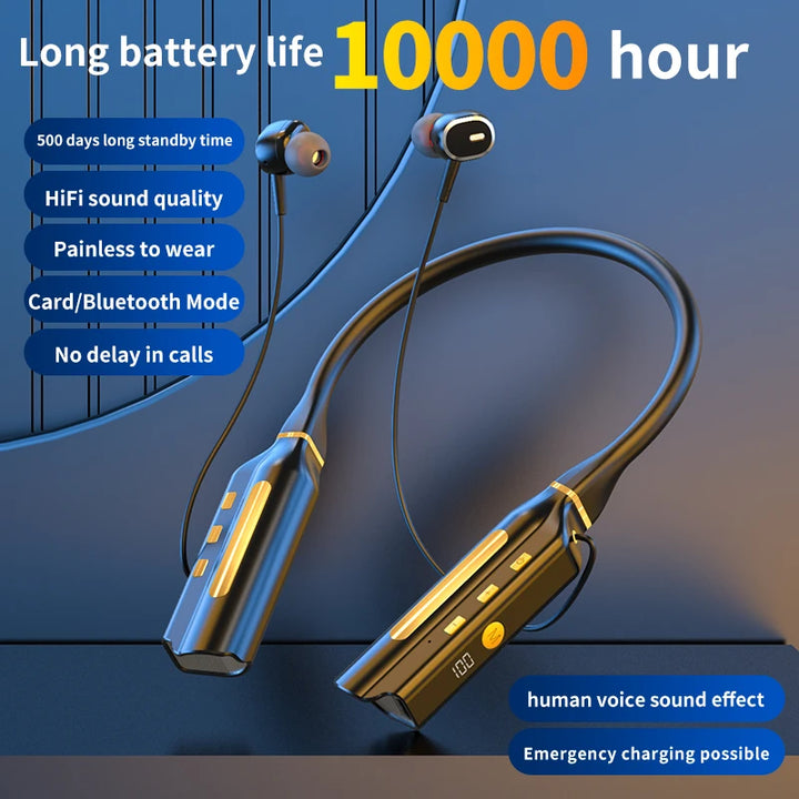 Luxuglow 10000mAh Bluetooth Earphones – Noise Cancelling & Power Bank – audio-accessory