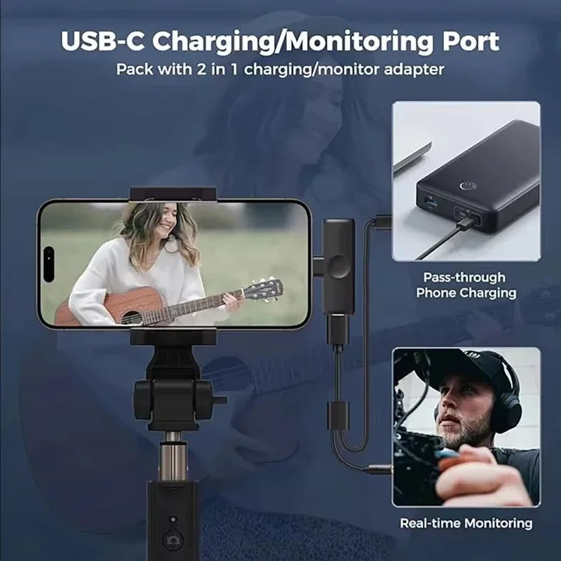 VIKEFON K11 Wireless Lavalier Microphone – Plug & Play Omnidirectional Mic for iPhone & Android