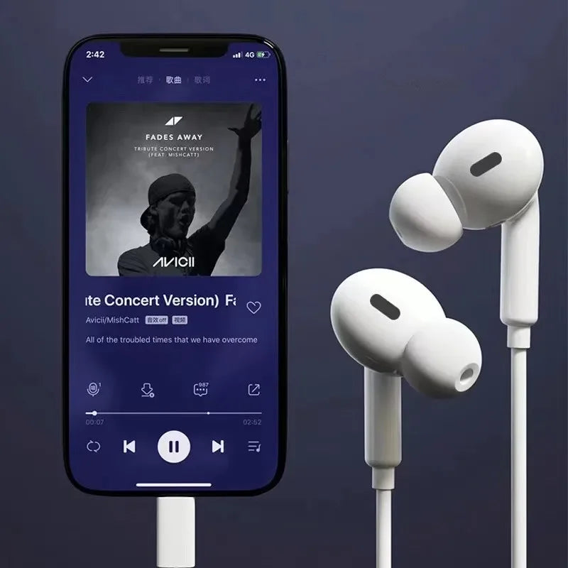 quanyunzs 3.5mm Wired Earphones – Hi-Fi Sound with Mic, Dual Drivers & IPX4 Waterproof