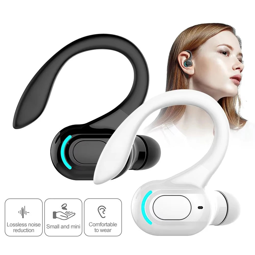 Virwir Bluetooth 5.2 Ear Hook Earbuds – ANC, HiFi Stereo, 60H