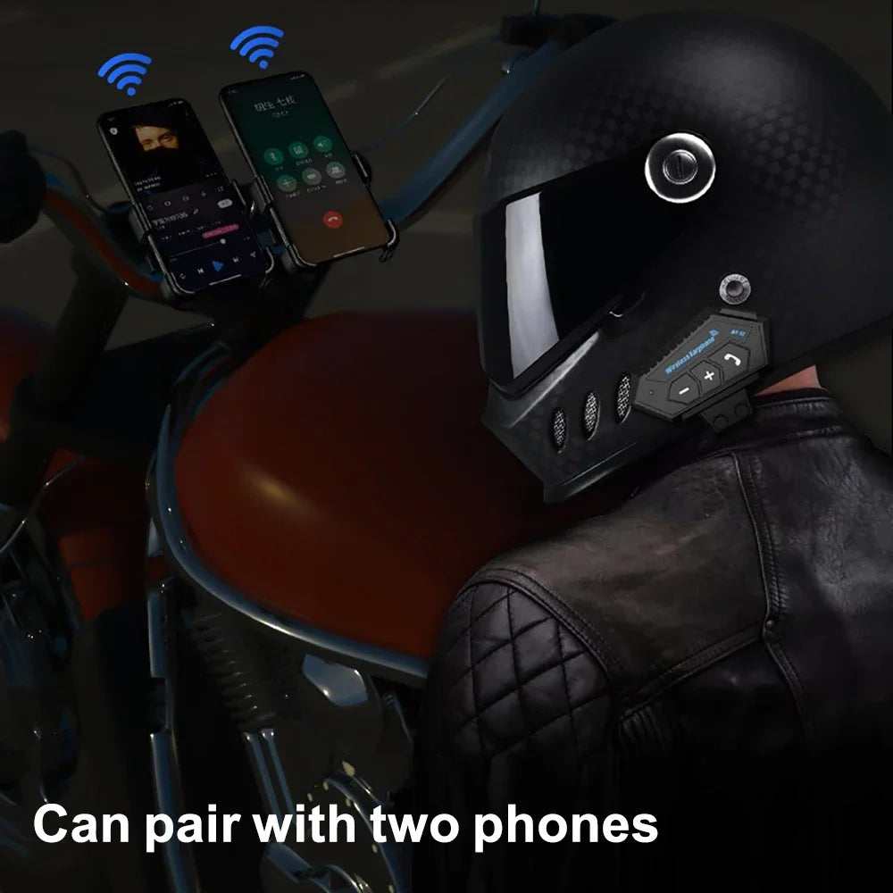 Kankeirr Helmet Bluetooth Headset – Waterproof, Hands-Free Audio