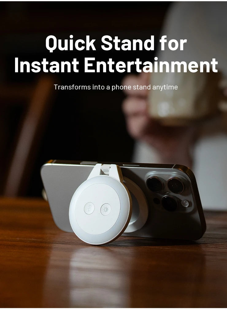 PGYTECH Magnetic Fill Light – Ultra-Thin LED for iPhone, MagSafe & Content Creators