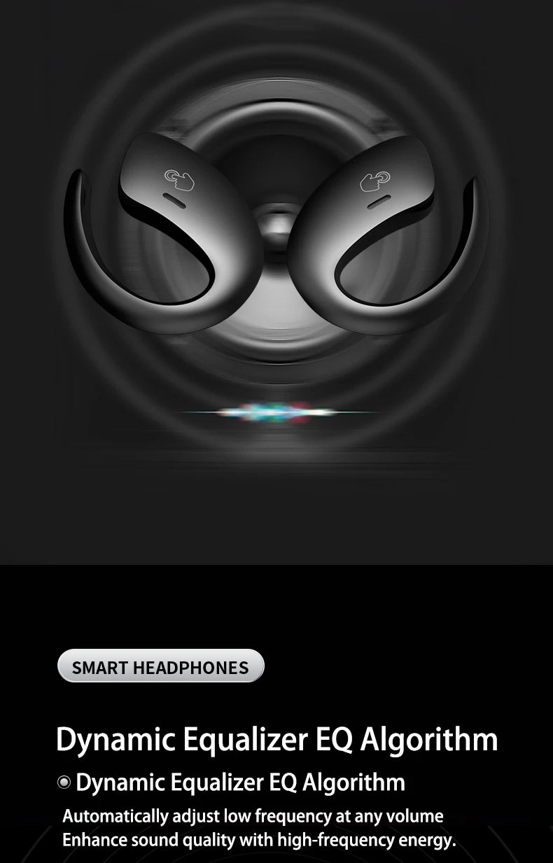 SHUKE Bluetooth 5.3 Earphones – Wireless, Waterproof, TWS Audio
