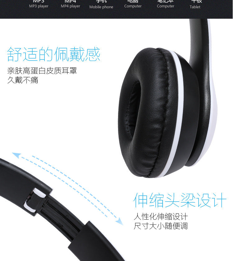 DIXSG P47 Bluetooth 5.0 Over-Ear Headphones – Portable & Waterproof
