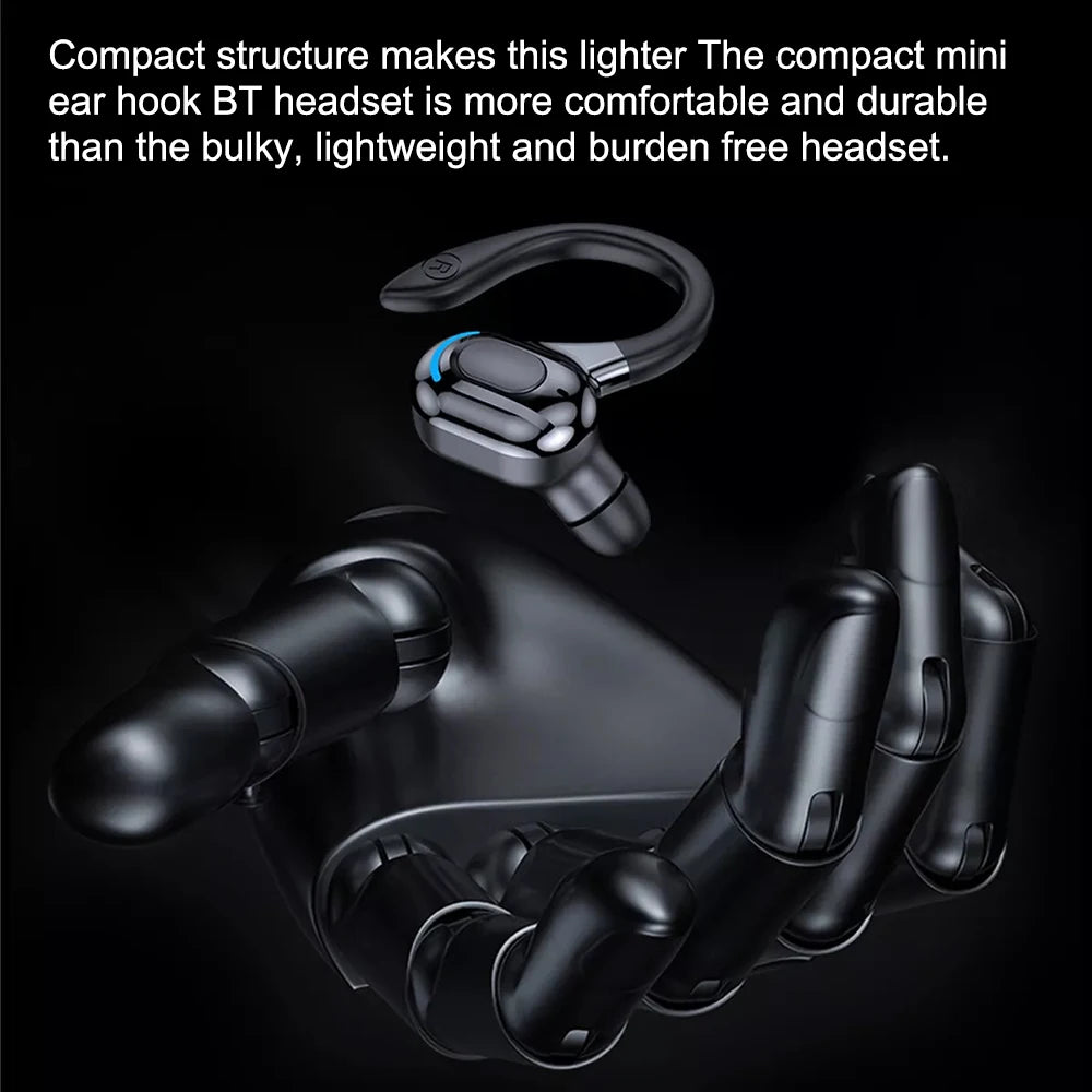 Virwir Bluetooth 5.2 Ear Hook Earbuds – ANC, HiFi Stereo, 60H