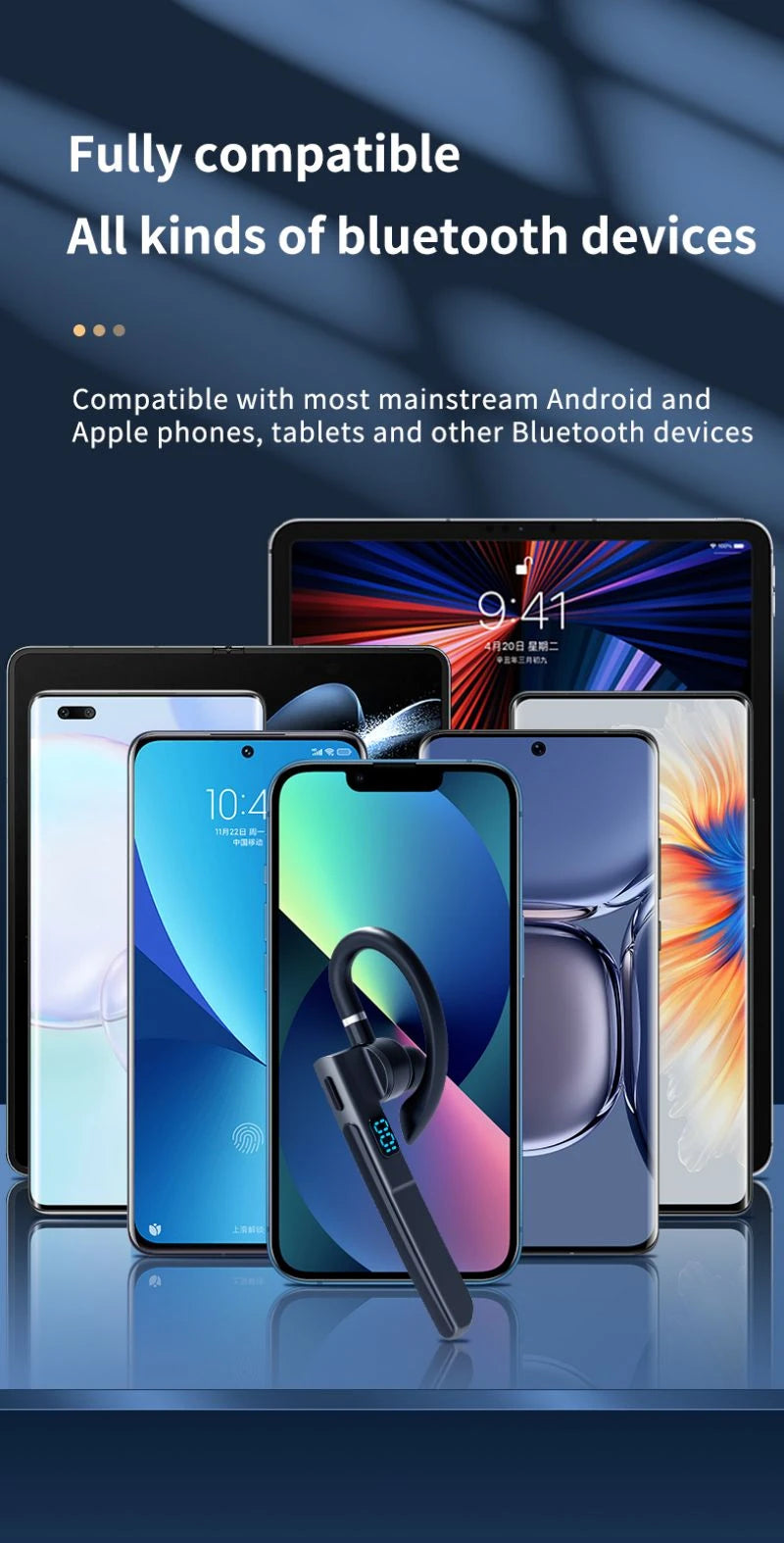 Kebidumei X6 Bluetooth 5.3 Headset – ANC, 15H Playtime, IPX5