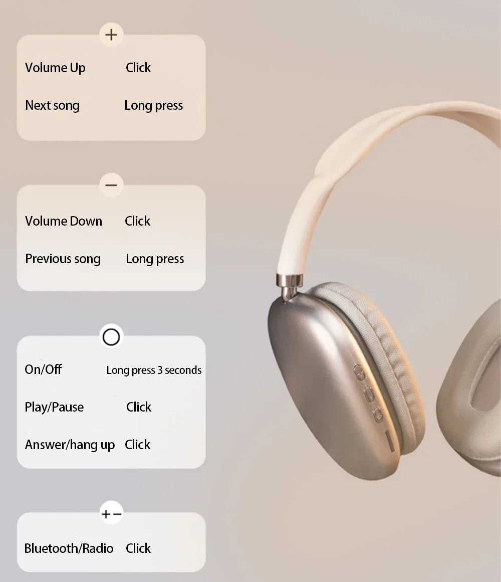 Muzisn P9 Wireless Earbuds – Bluetooth ANC Sports Headphones