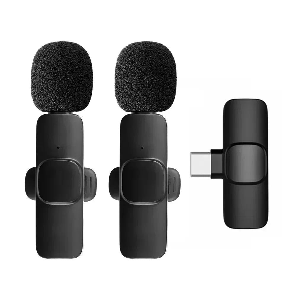 VIKEFON K9 Wireless Lavalier Microphone – Dual-Compatible Bluetooth Mic for iPhone & Android