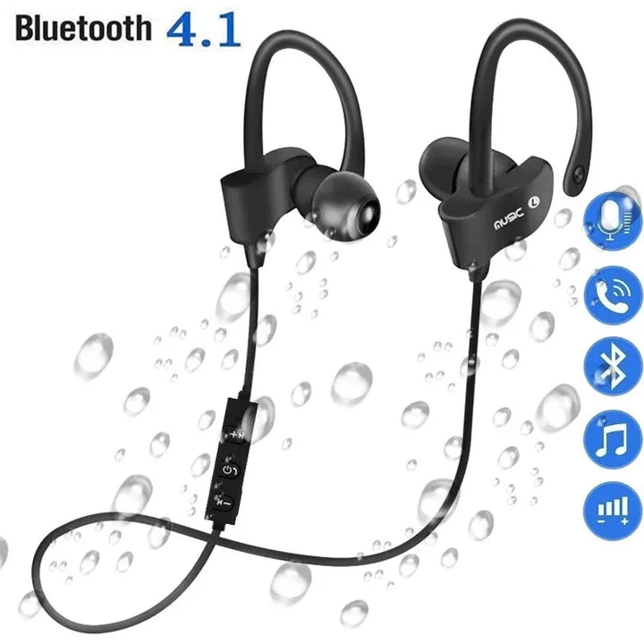 Fomscvka Wireless Bluetooth Earphones – Waterproof, Stereo Bass – audio-accessory
