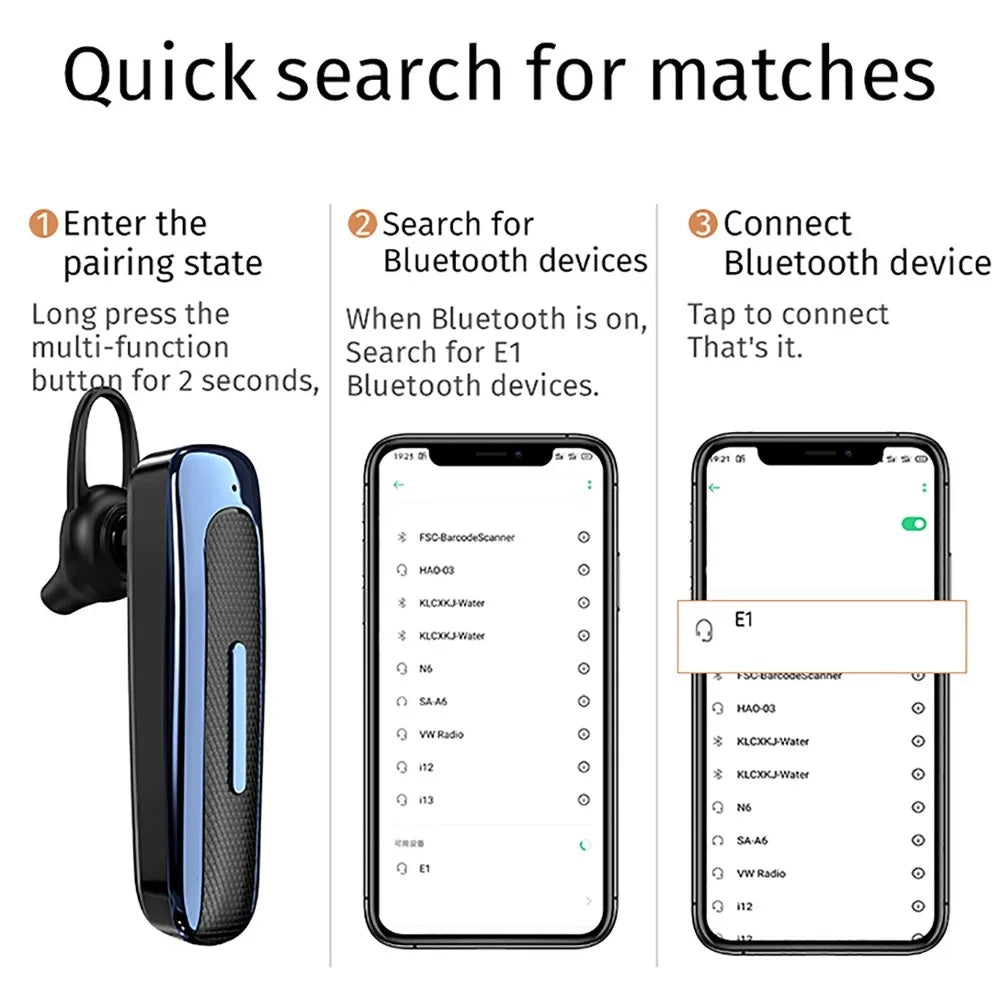 Gootrades E1 Wireless Earphones – ANC Bluetooth In-Ear