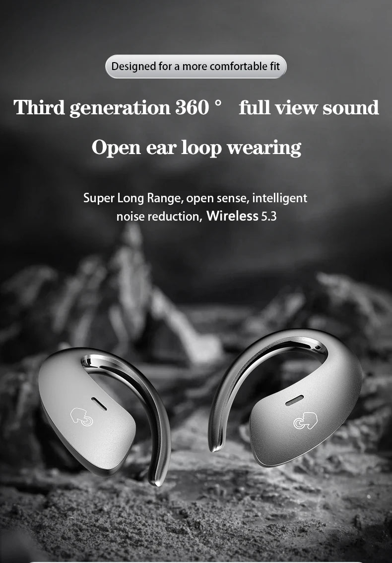 SHUKE Bluetooth 5.3 Earphones – Wireless, Waterproof, TWS Audio