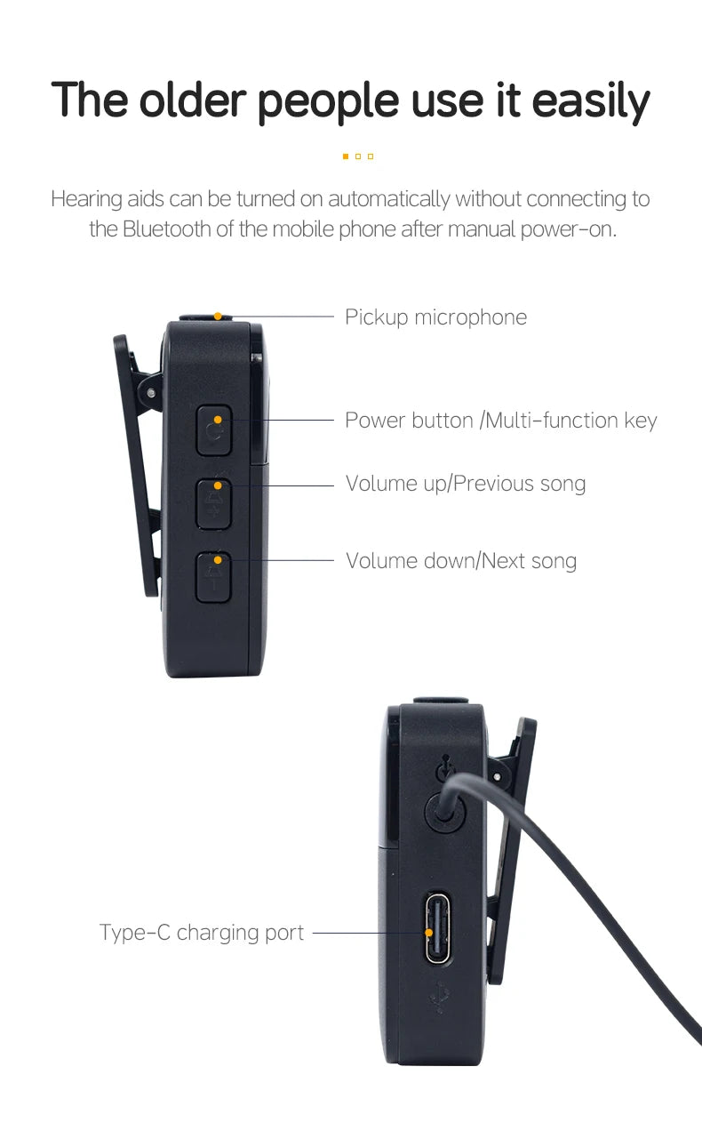 Situ Wireless Hearing Aid Earphones – Rechargeable & Bluetooth